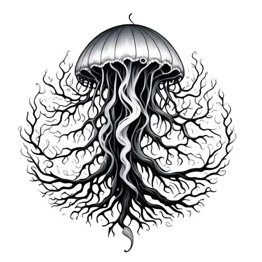 Tree Of Life In The Form Of A Jellyfish