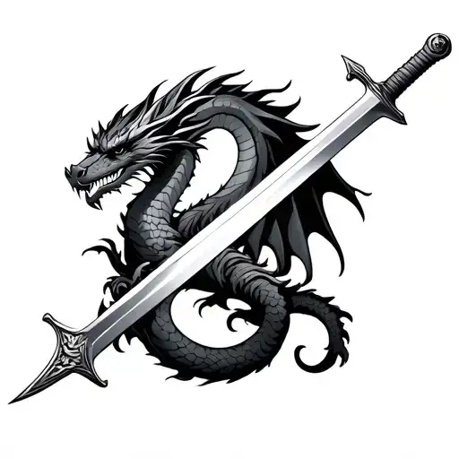 Sword With Dragon