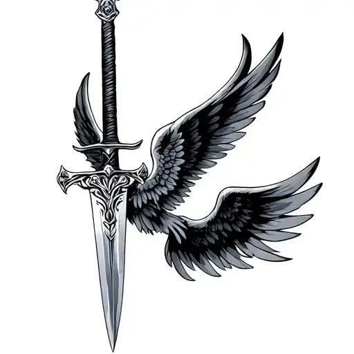 Sword With Angel Wings