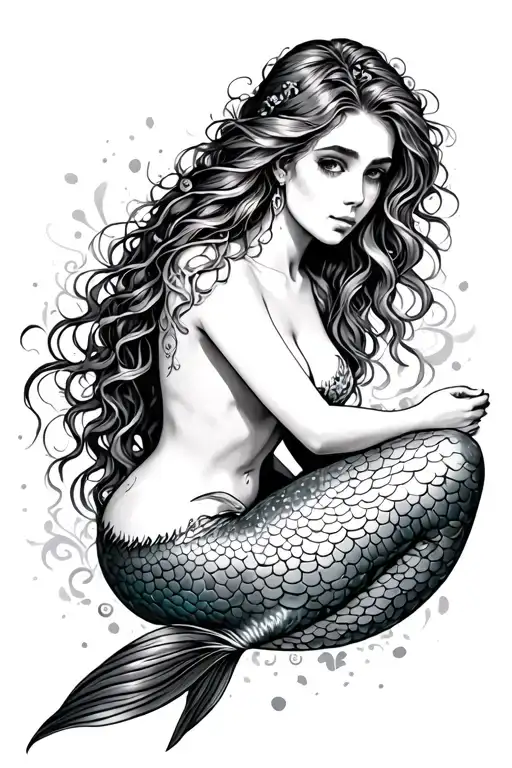 Mermaid Sitting