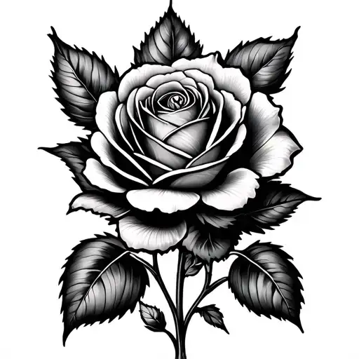 Intertwined Rose And Carnation