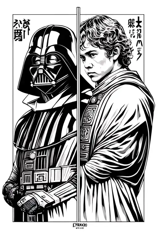Japanese Star Darth Vader Vs Anakin