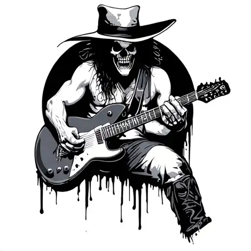 Voodoo Slash Playing Guitar