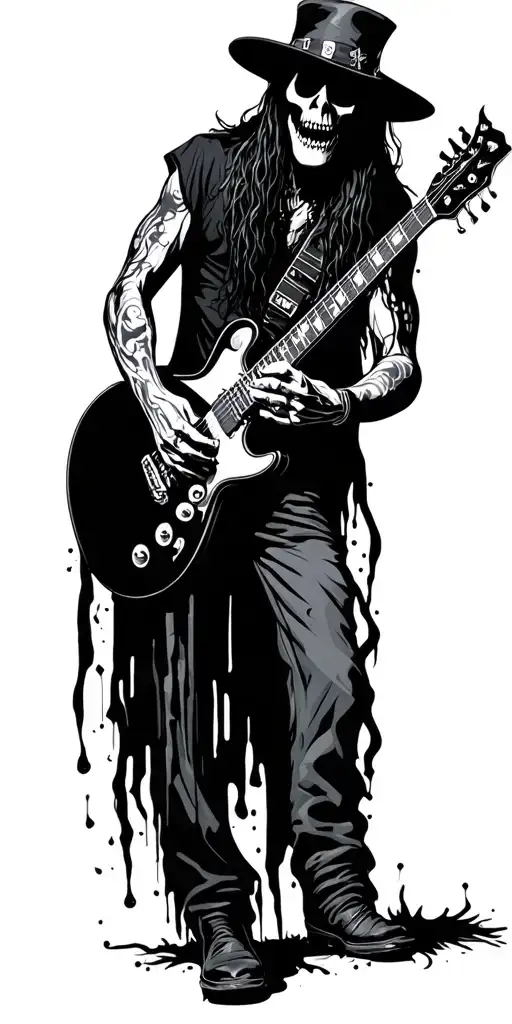 Voodoo Slash Playing Guitar