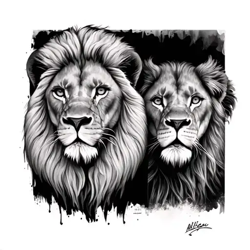 Lion And Lioness