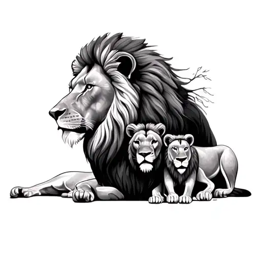 Lion Family