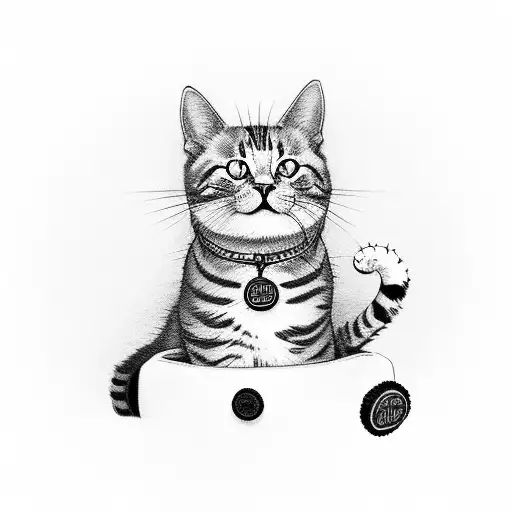 Cat In An Oreo Cookie