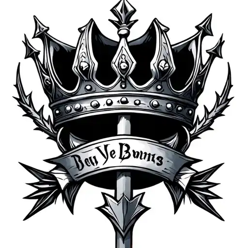 Arrow With King Crown