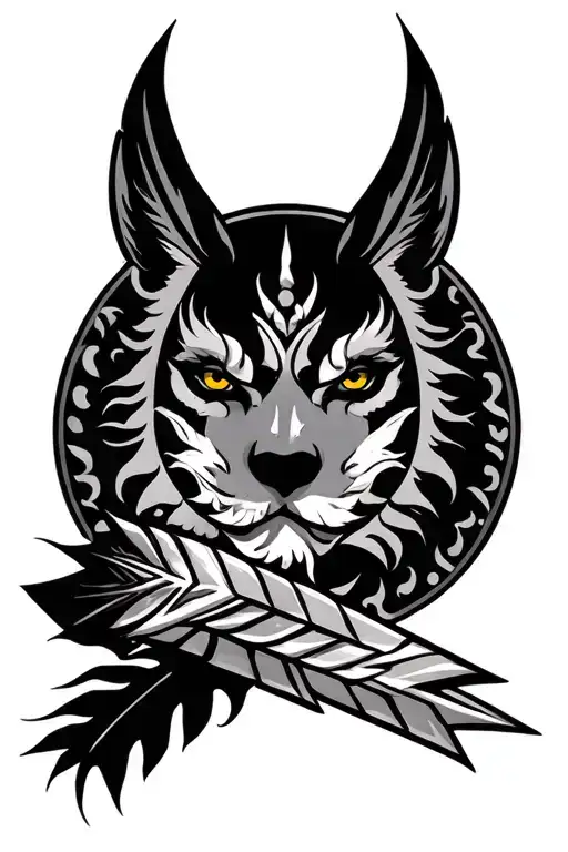 Maoiri Design With An Arrow