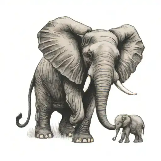 Earthy And Elephant Surrounded By The Name Kelani Faye Holloway-torchia