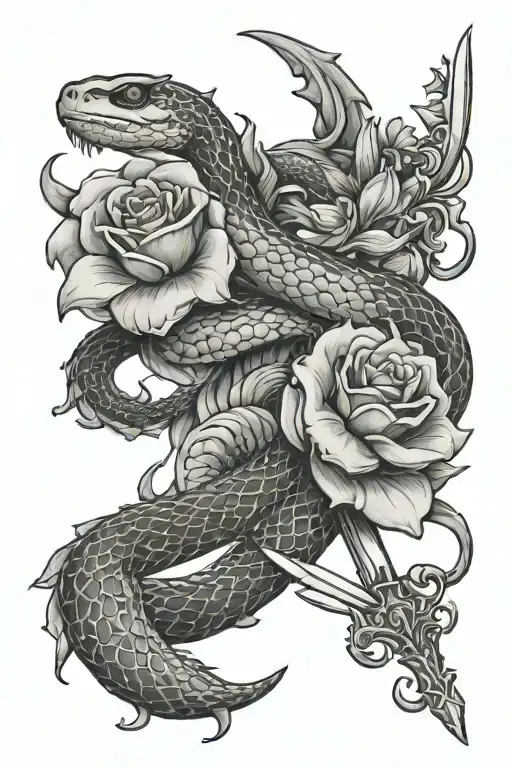Snake Sword Flowers Symbolizing