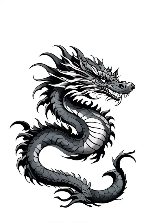 Dragon Japo Tatto