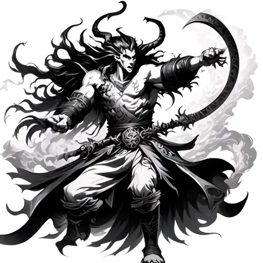 Tengen Uzui Demon Slayer Fighting