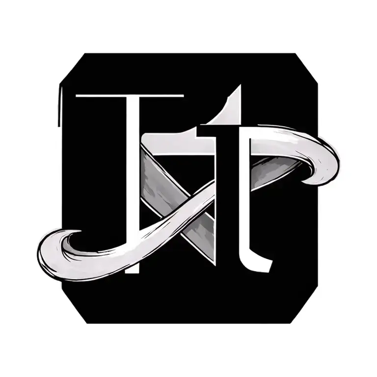 The Letters Tt In An Infinity Symbol