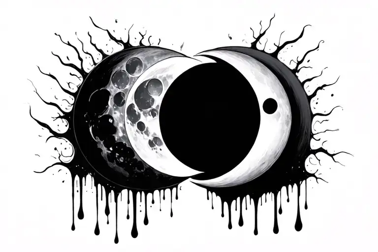 Bloody Half Moon Phases