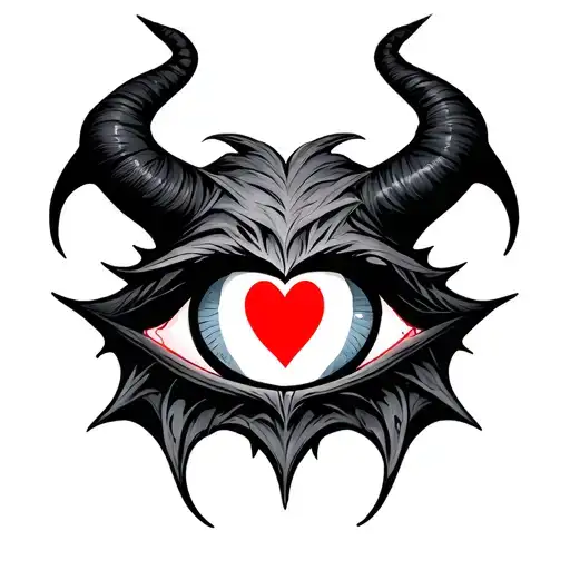 Demon With Heart Eye
