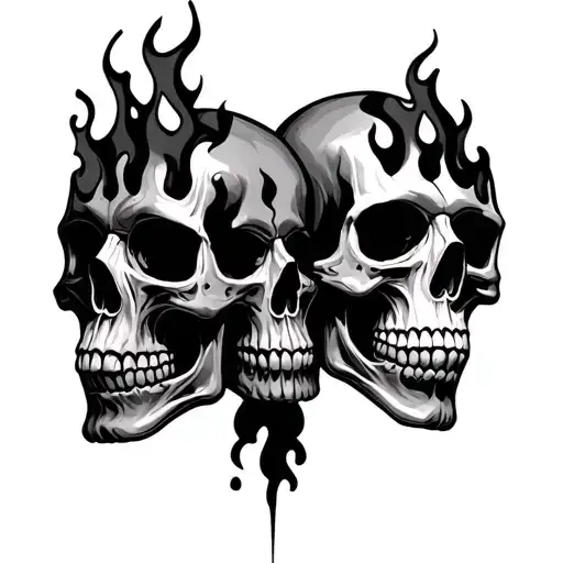 Fire Skulls