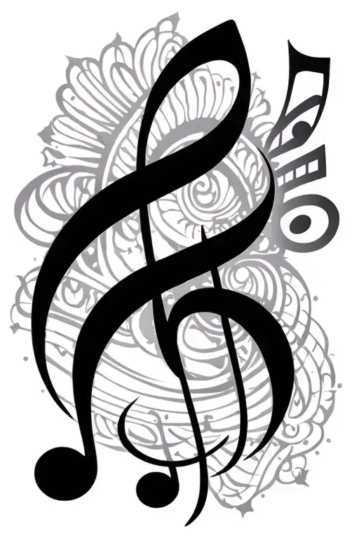 Indian Classical Vocal Music Notes Forming