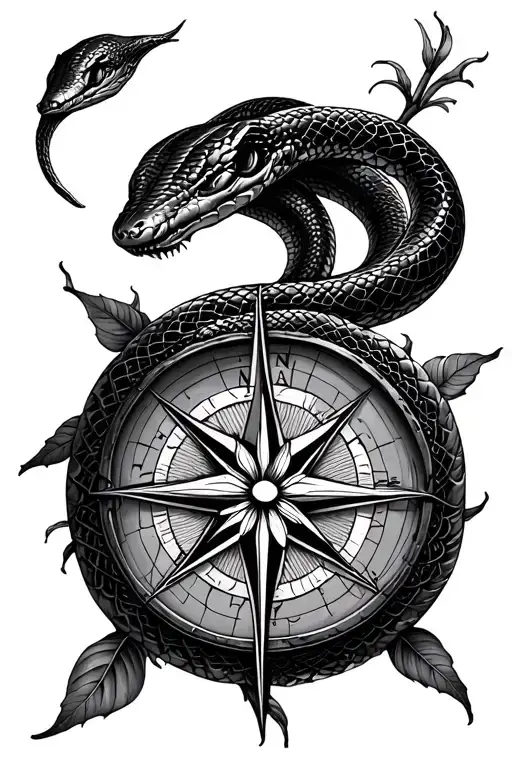 Snake Compass Spider Lilly Flower