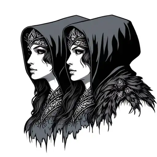 Norms From Norse Mythology 3 Hooded Females