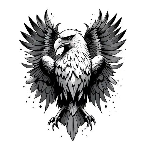 A Worn Out Wing Of An Eagle