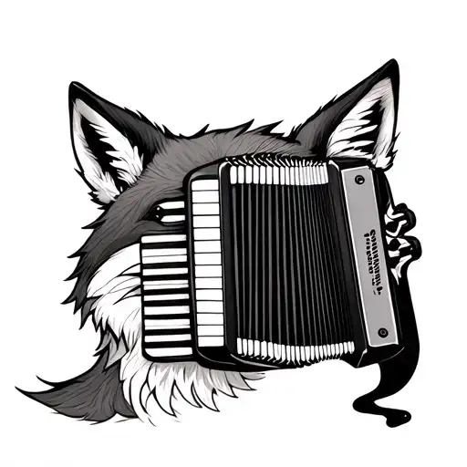 Fox With An Accordeon