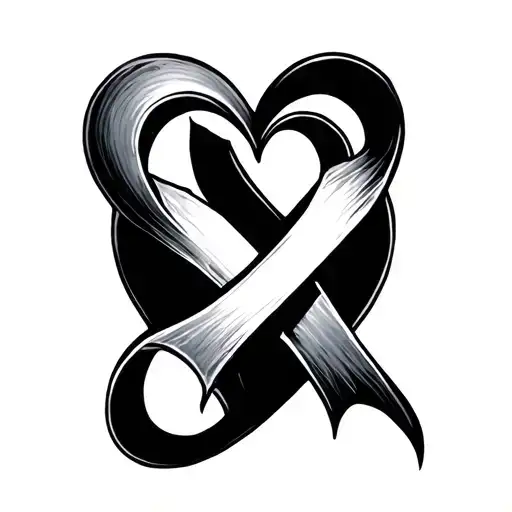 Heart Cross Infinity Symbol
