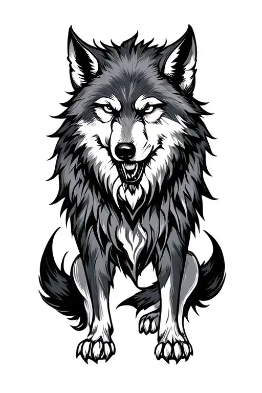 Fenrir Viking Norse Wolf