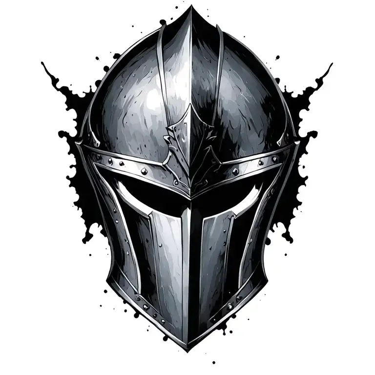 Inkblot Knight Helmet