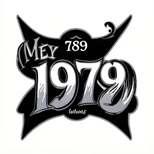 The Date 1979 And Below The White First Name