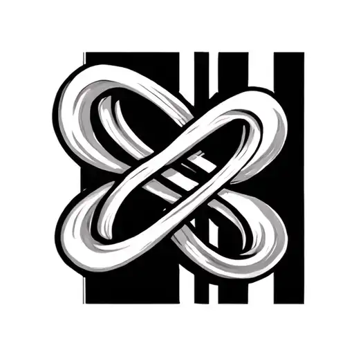 11 11 And An Infinity Symbol Intertwined