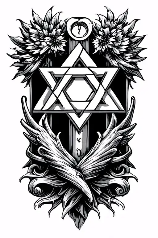 Star Of David Statue