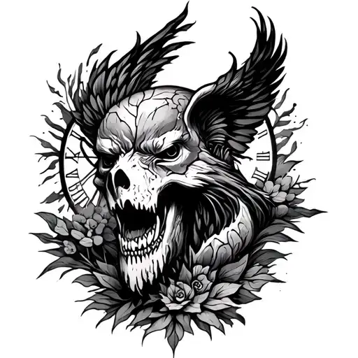 Peace And Lightining Storm And Time And Nature