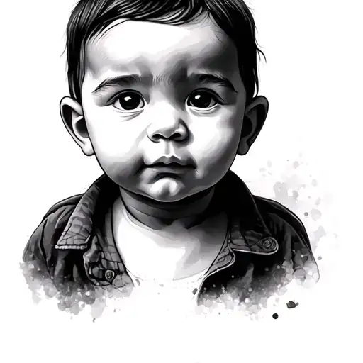 Outline Of Baby Face