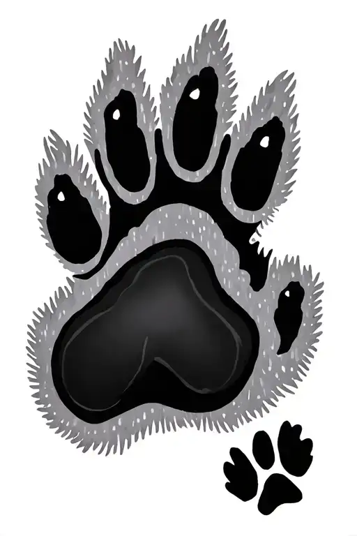 Dog Paw Print