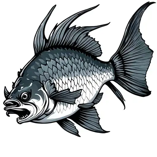 Demon School Of Fish