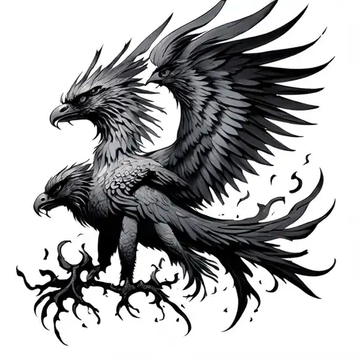 Phoenix Rising From The Ashes