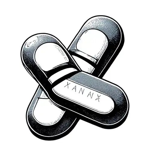 Xanax Pill Money