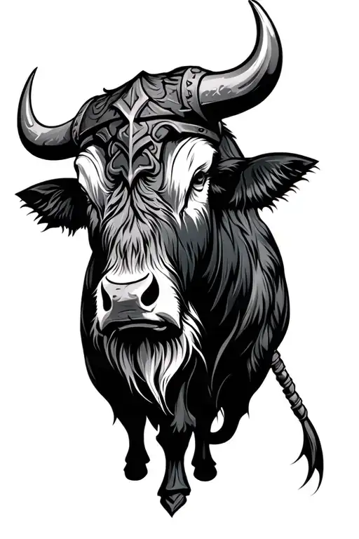 Viking Style Bull