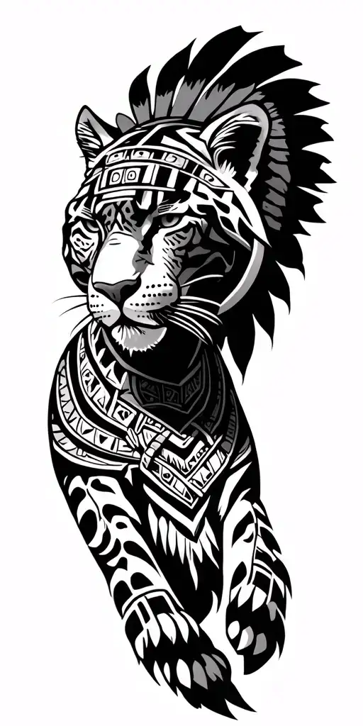 Aztec Jaguar Warrior