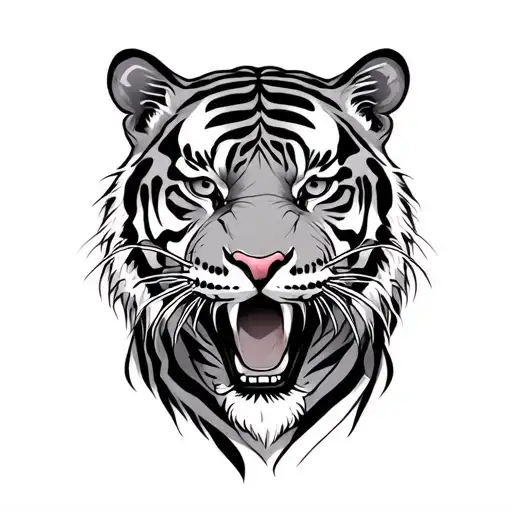 Neo Traditional Tiger