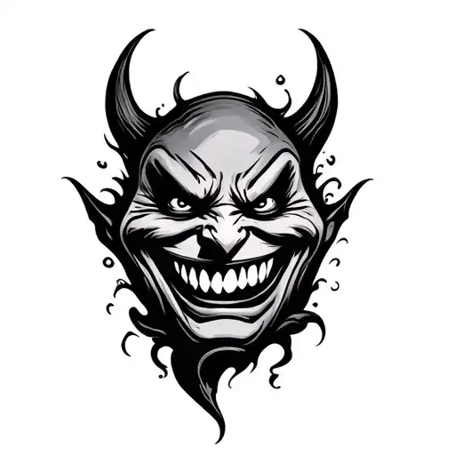 Evil Smiling Face