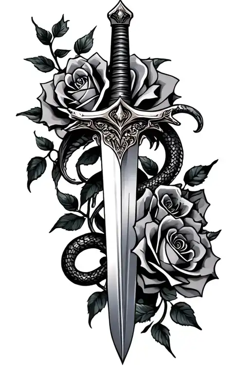 Sword Roses Snake