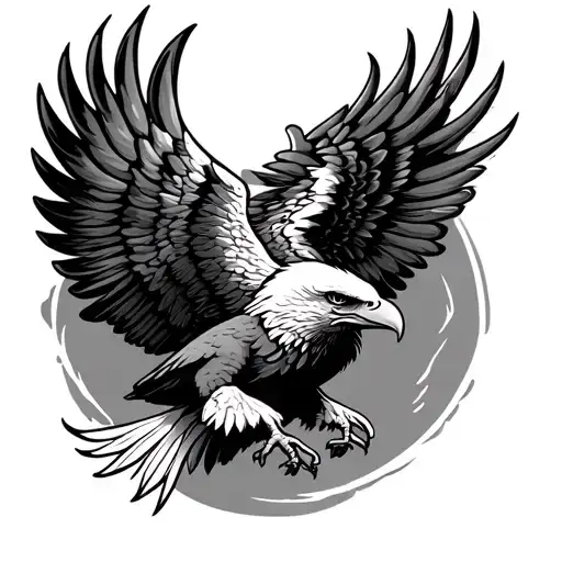 Flying Eagle Wings