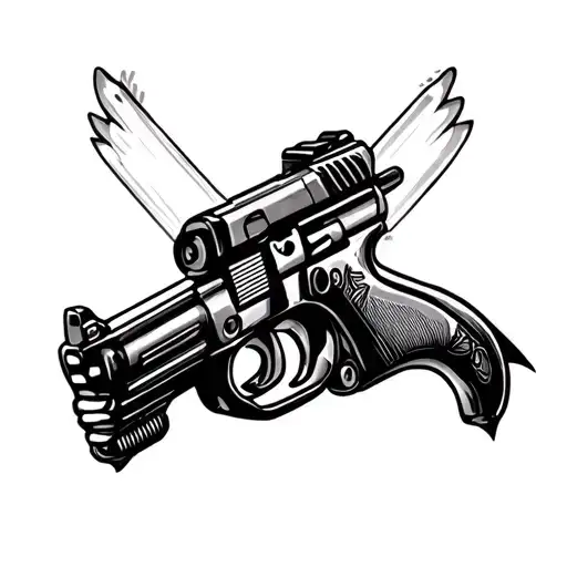 Create A Tattoo That Resembles Gun Park Of Lookism In Fight Scene