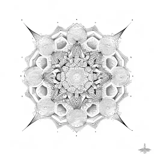 Sum Moon Stars 3 Mandala