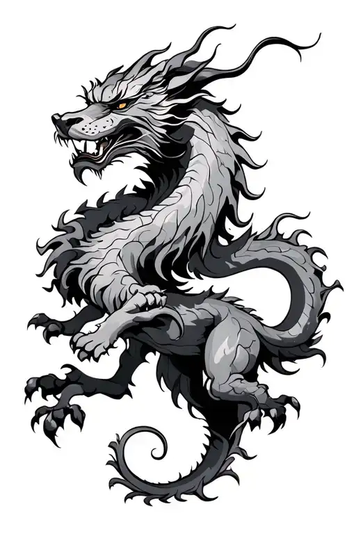 Dragon And Lion