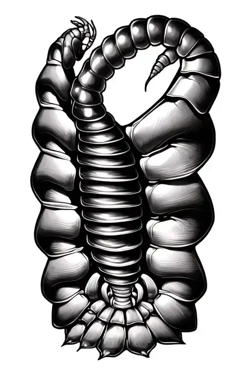 Centipede Wrapping Around Wrist