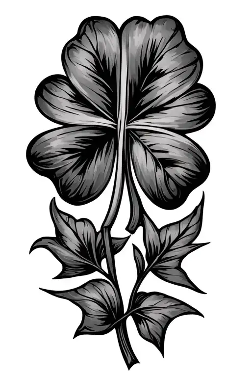 5 Leaf Clover Maltese Cross