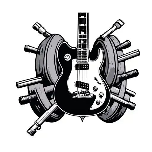 Guitar And Weigh Lifting